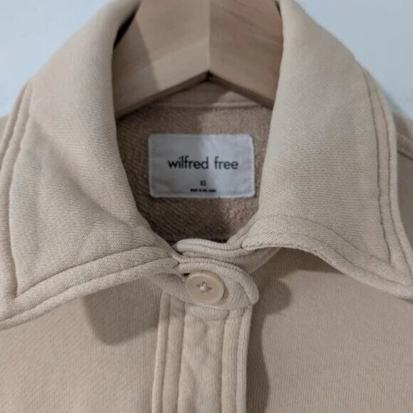Aritzia Wilfred Free | Free Terry Fleece Shirt Jacket - Picture 4 of 9